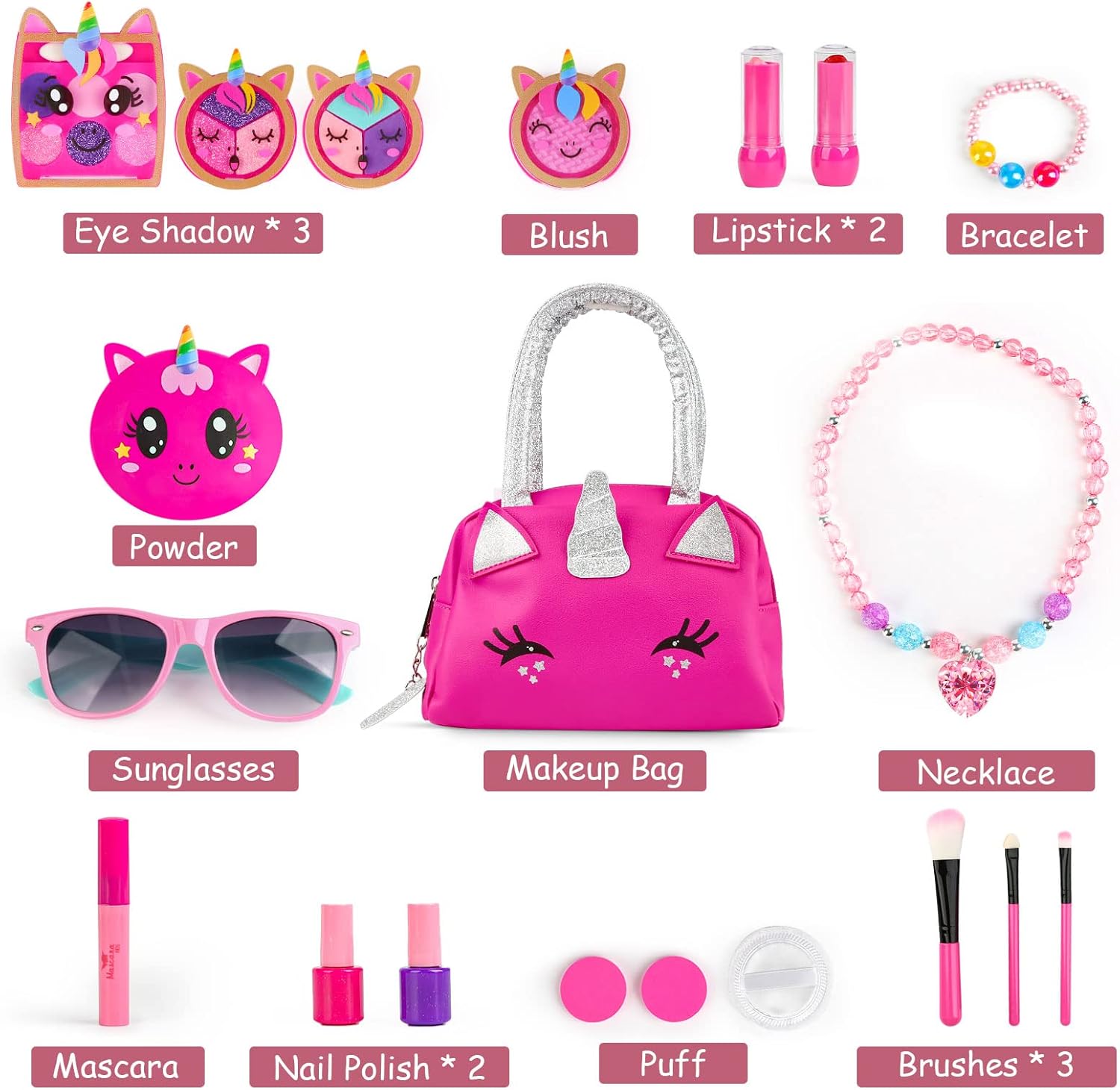 Set Trucchi Finti Bambina 20 Pezzi - immagine 2