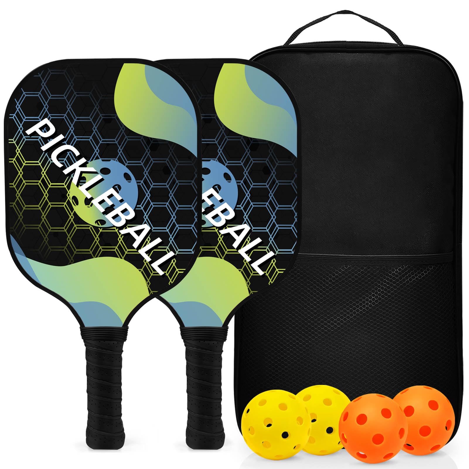 Pickleball Set con Racchette e Palline
