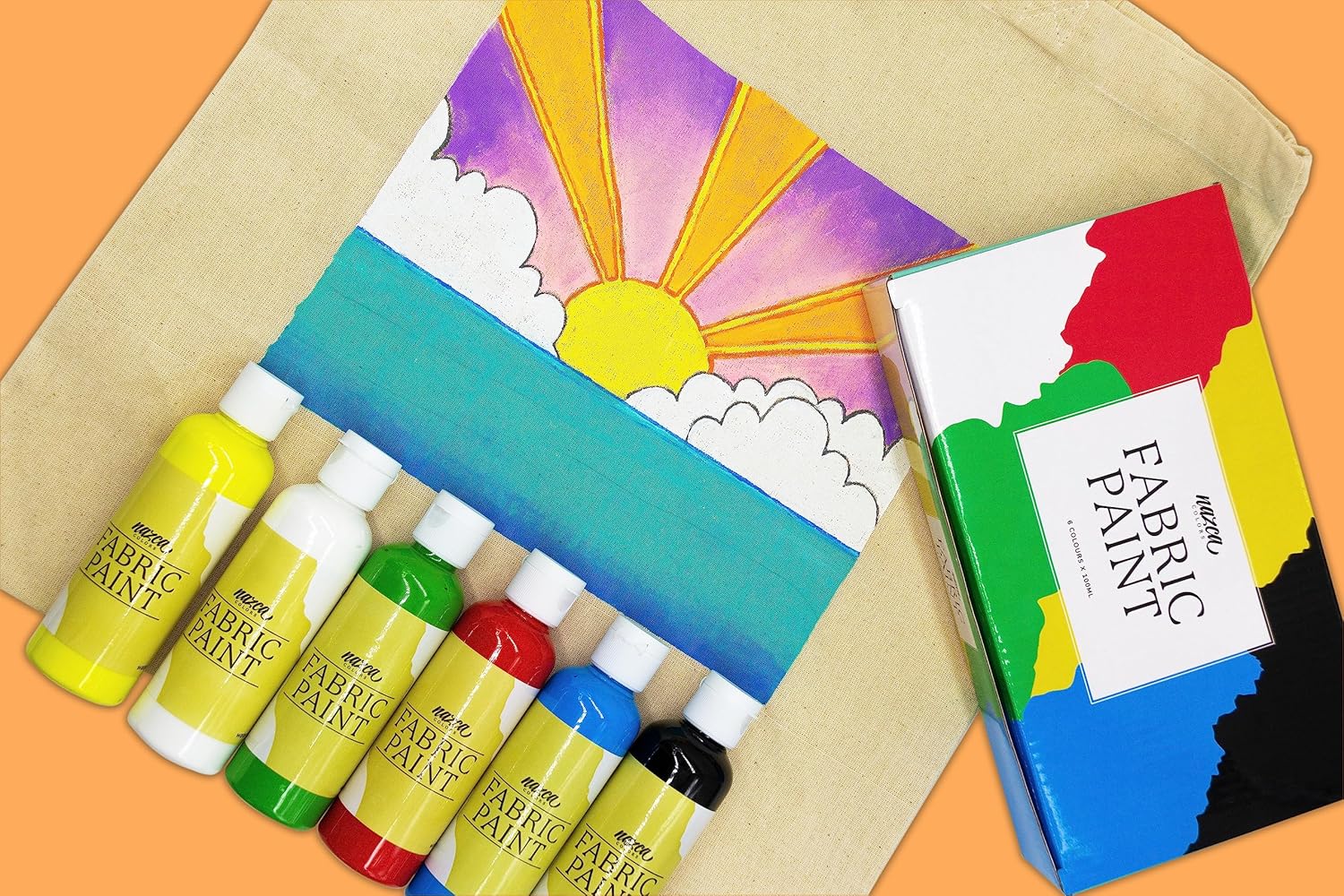 Nazca Colors - Colori per Tessuti Permanenti 6x100ml - immagine 2