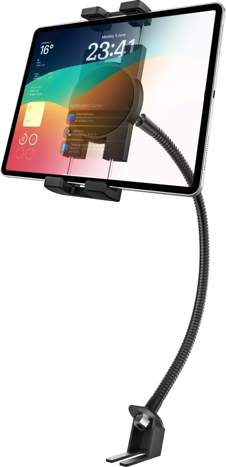 Gdzn Supporto per Tablet Auto con Braccio a Collo di Cigno - immagine 1