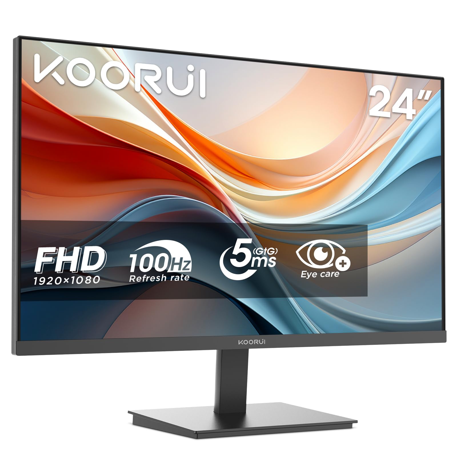 Koorui E2412F Monitor PC 24 pollici Full HD VA
