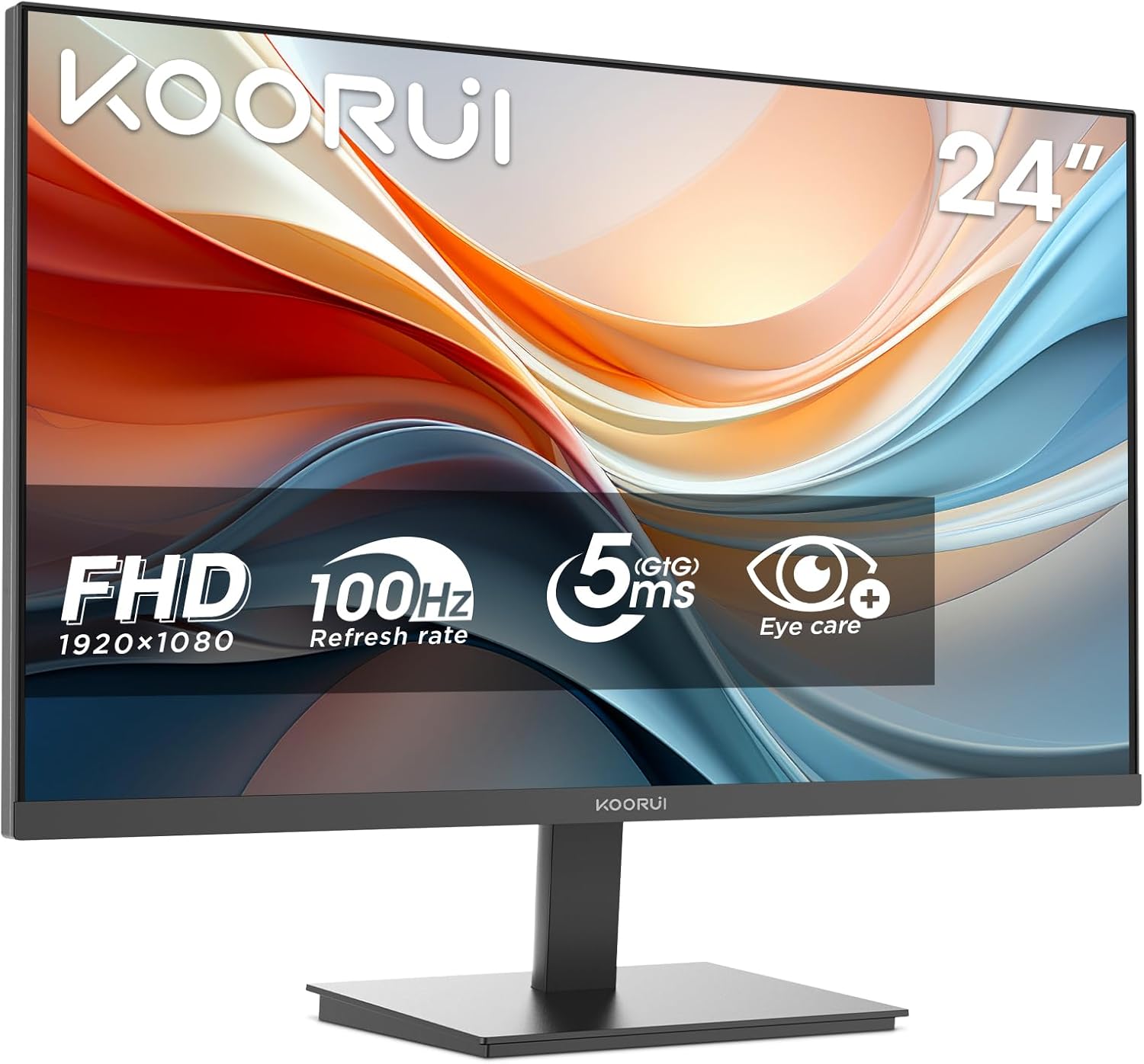Koorui E2412F Monitor PC 24 pollici Full HD VA - immagine 1