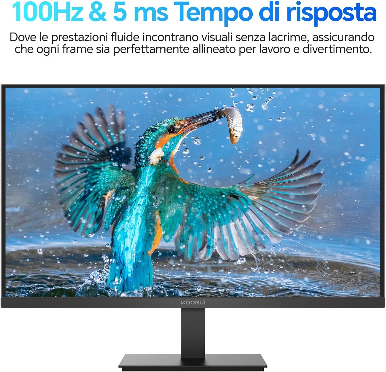 Koorui E2412F Monitor PC 24 pollici Full HD VA - immagine 2