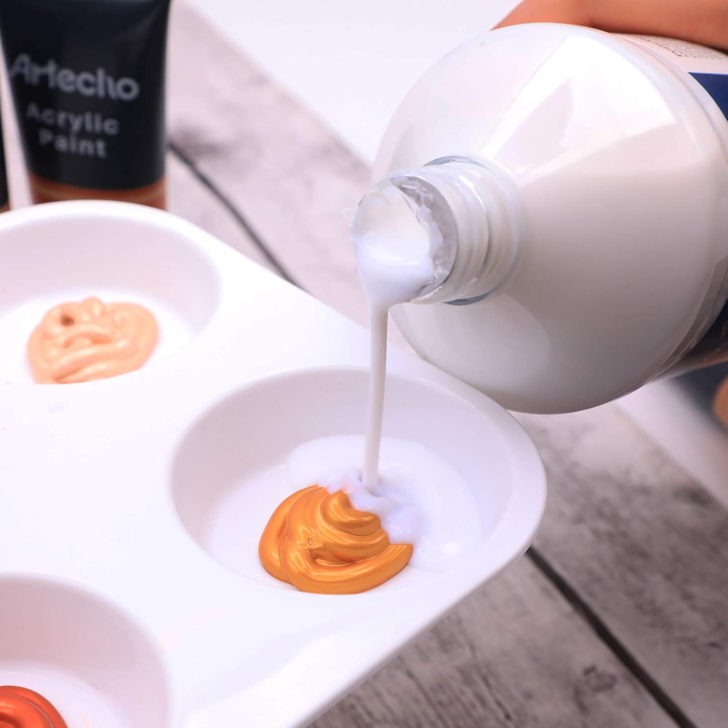 Artecho Pouring Medium per Acrilico 946 ml (32oz) - immagine 4