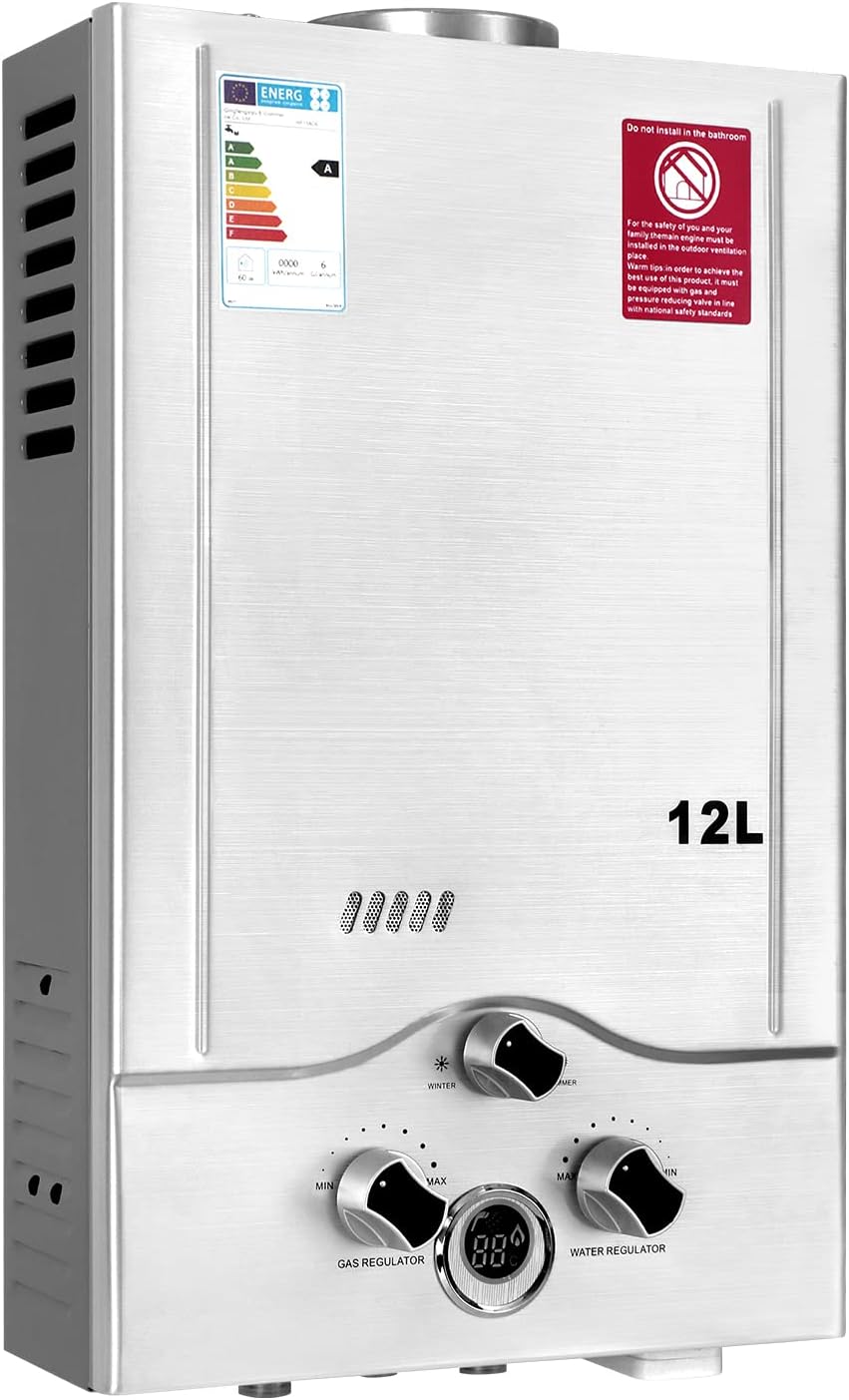 Scaldabagno a Gas GPL 12LPM 24KW - immagine 1