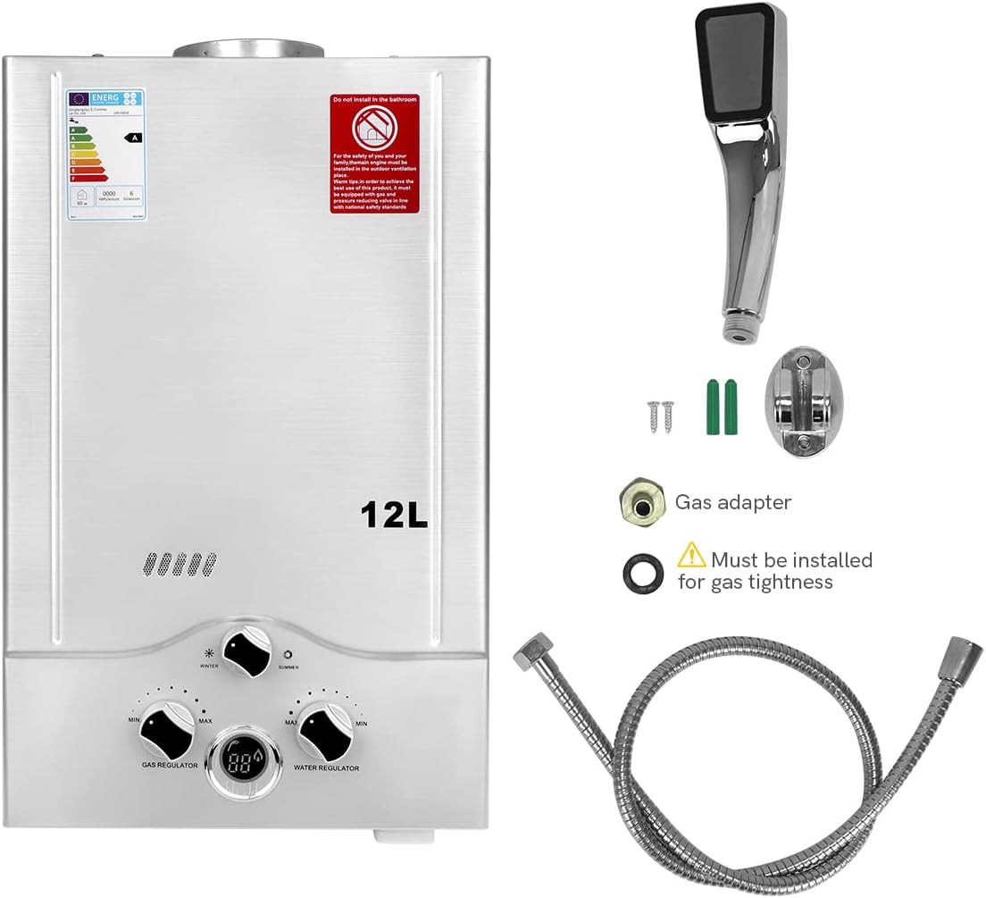 Scaldabagno a Gas GPL 12LPM 24KW - immagine 7