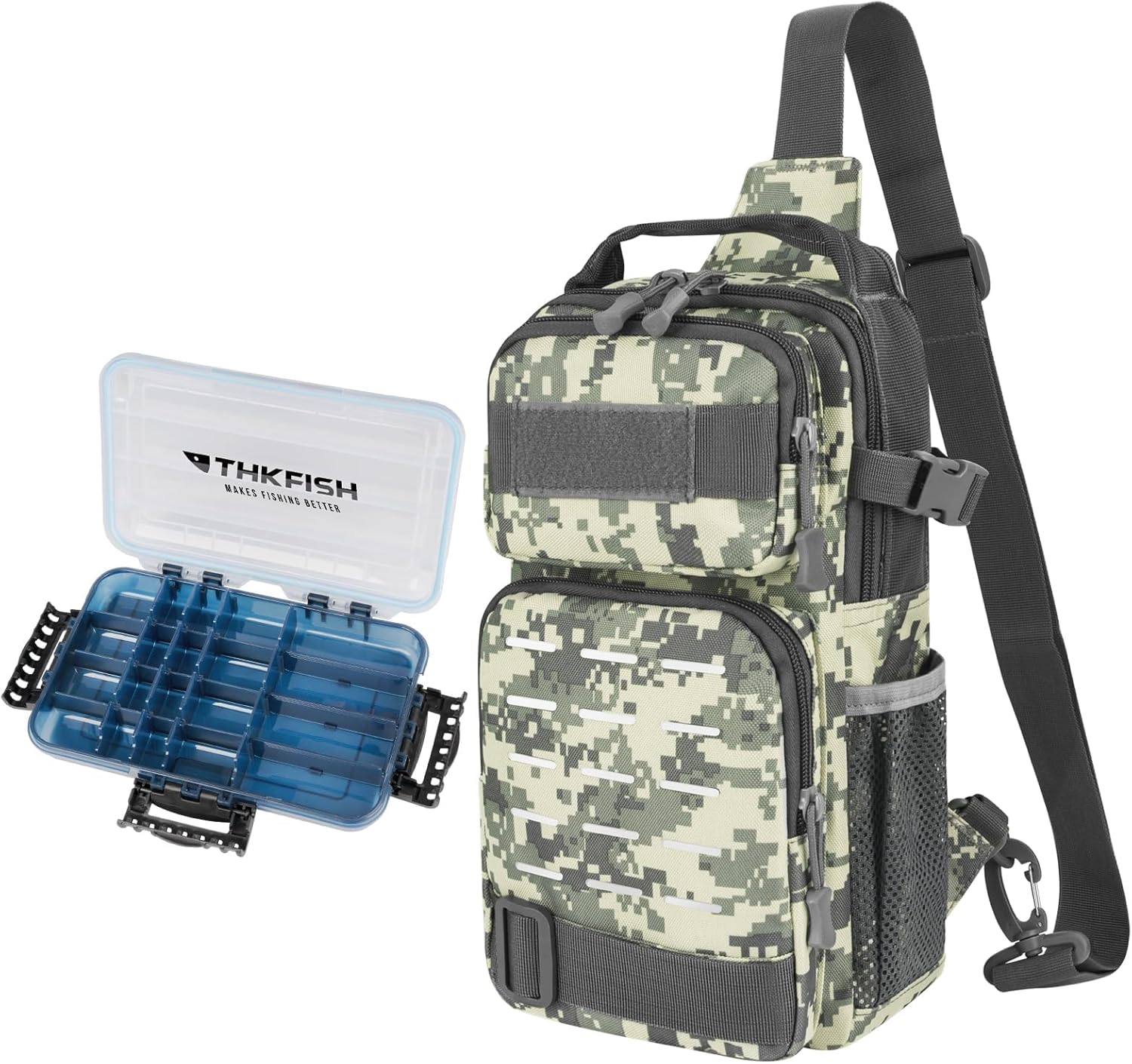 THKFISH Borsa da Pesca Impermeabile con Scatola - immagine 1