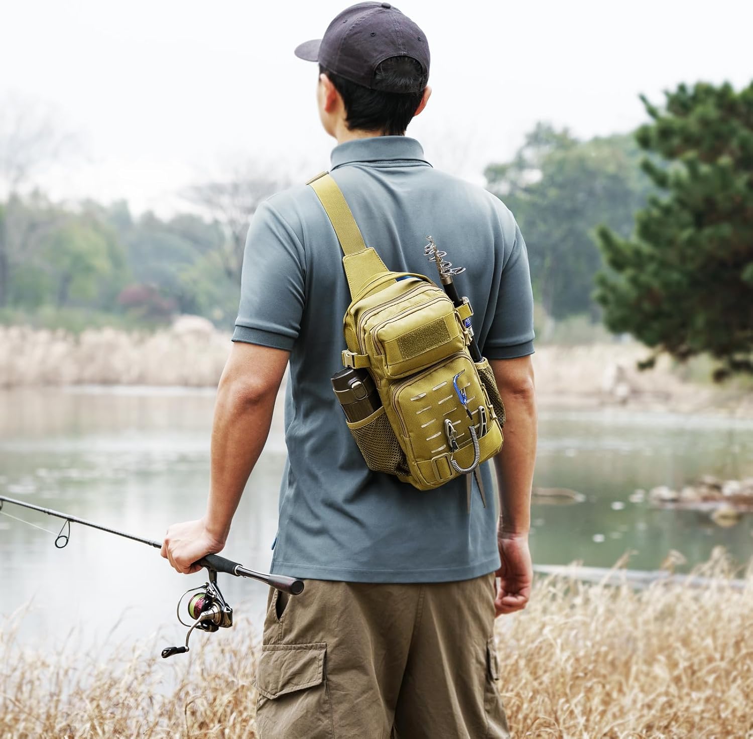 THKFISH Borsa da Pesca Impermeabile con Scatola - immagine 7