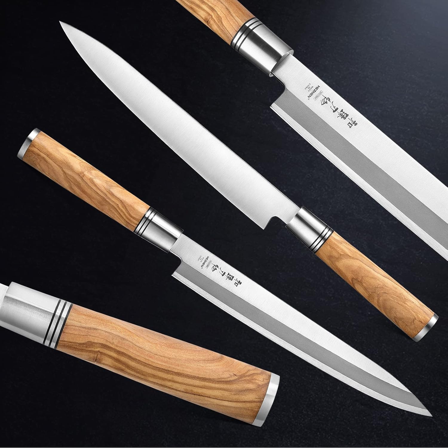 Hezhen Coltello da Sashimi Yanagiba 24CM - immagine 3