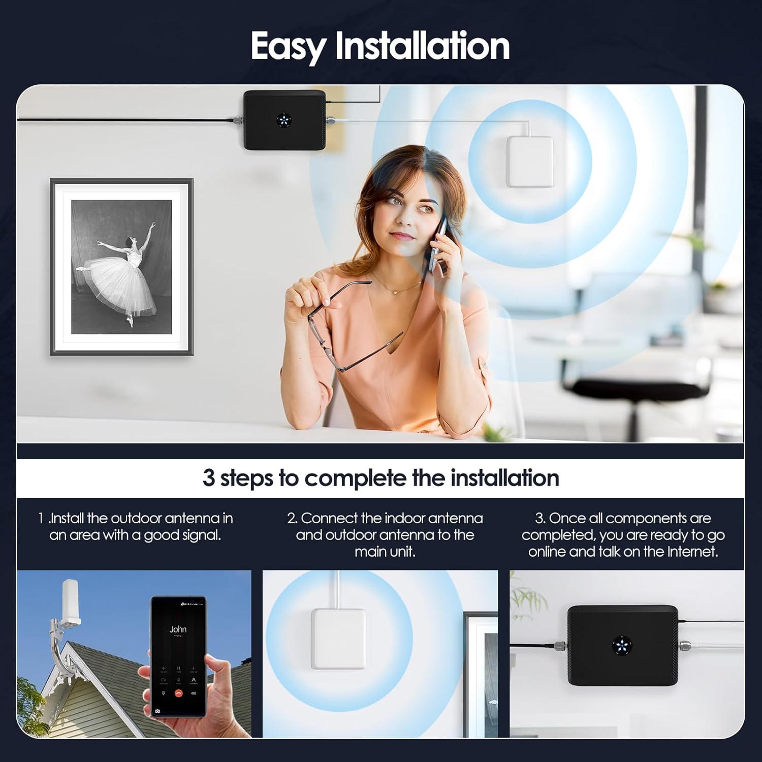 Amplificatore Segnale Cellulare Banda 20/8/3/1/7 - immagine 6