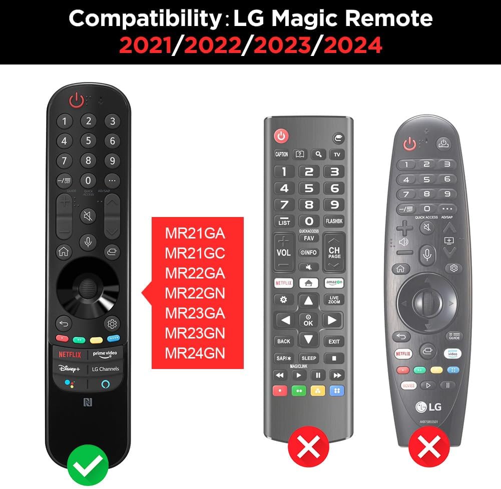 Custodia in Silicone per LG Magic Remote Control, Nero - immagine 2
