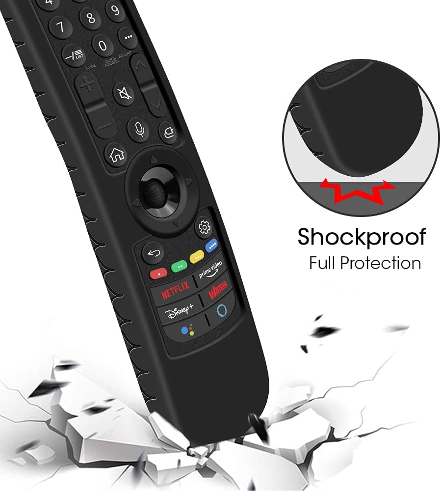 Custodia in Silicone per LG Magic Remote Control, Nero - immagine 4