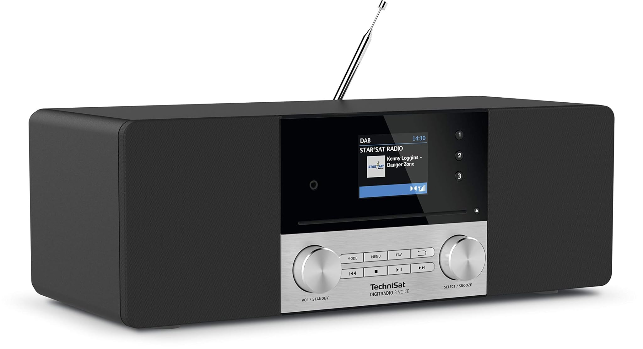 Technisat DIGITRADIO 3 VOICE - Radio DAB Stereo 20W