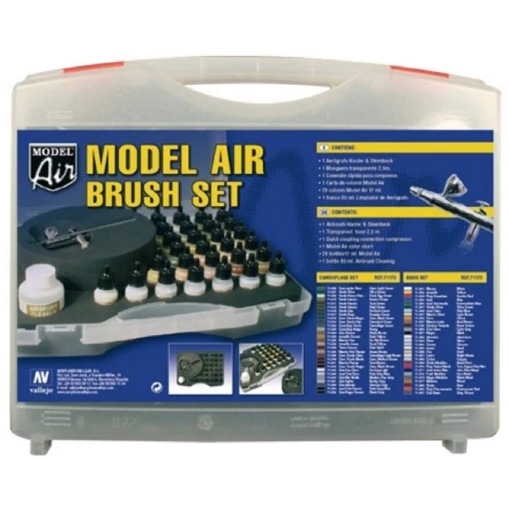 Model Air - Basic Colours & Airbrush Set - Val71172