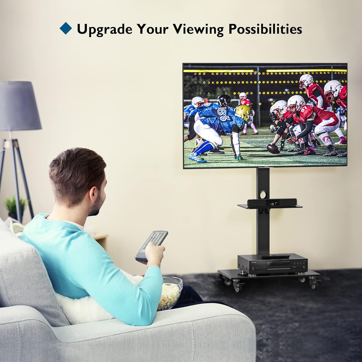 Bontec Supporto TV da Pavimento per TV 30-70 Pollici - immagine 6