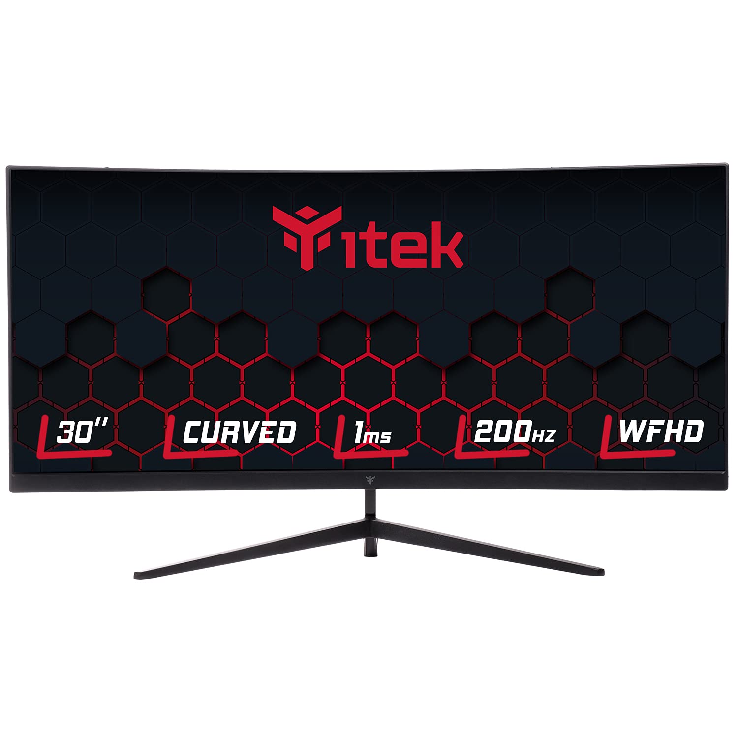 Itek Monitor GGC 30" Curvo WFHD UltraWide 200Hz 1ms