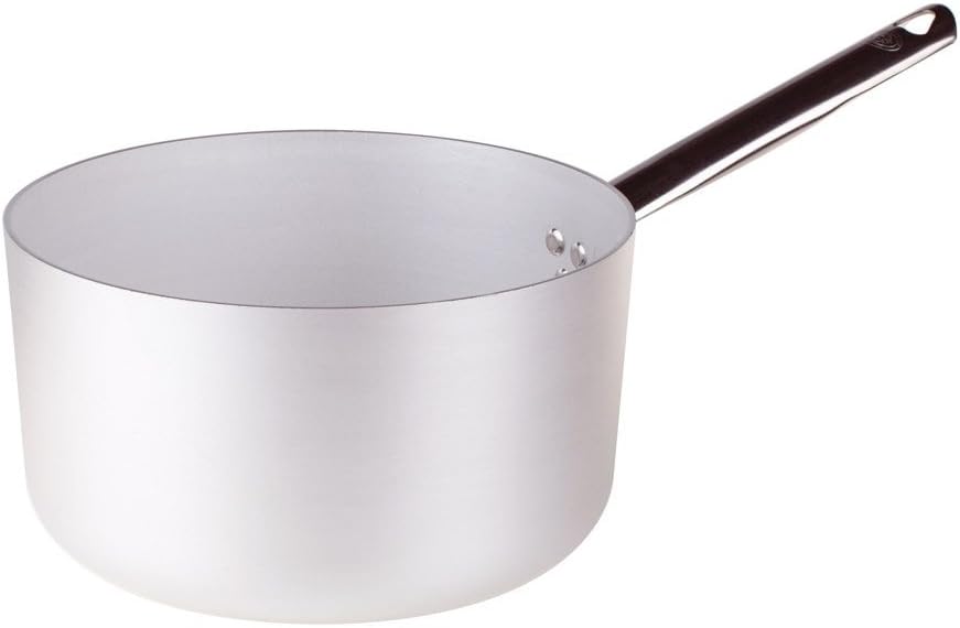 Pentole Agnelli Casseruola Alta Alluminio 3 mm, 26 cm