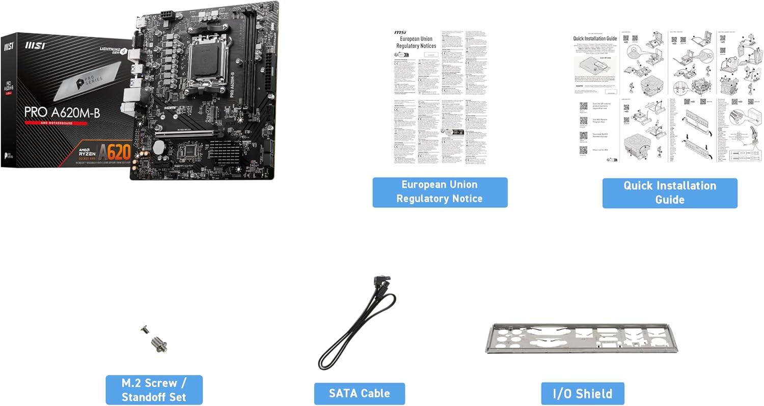 MSI PRO A620M-B Scheda madre - immagine 6