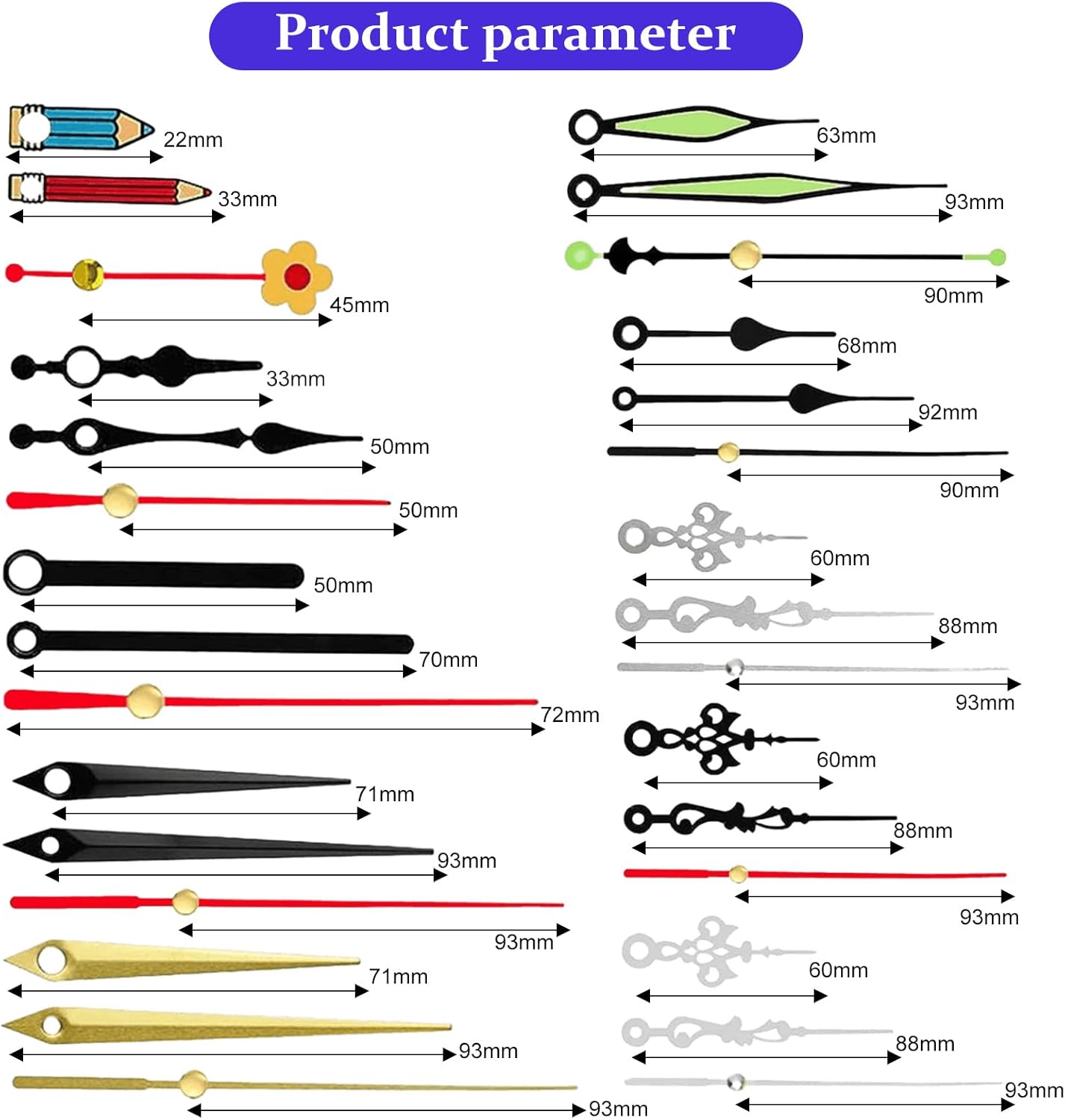 Movimento Silenzioso al Quarzo per Orologio da Parete - immagine 2