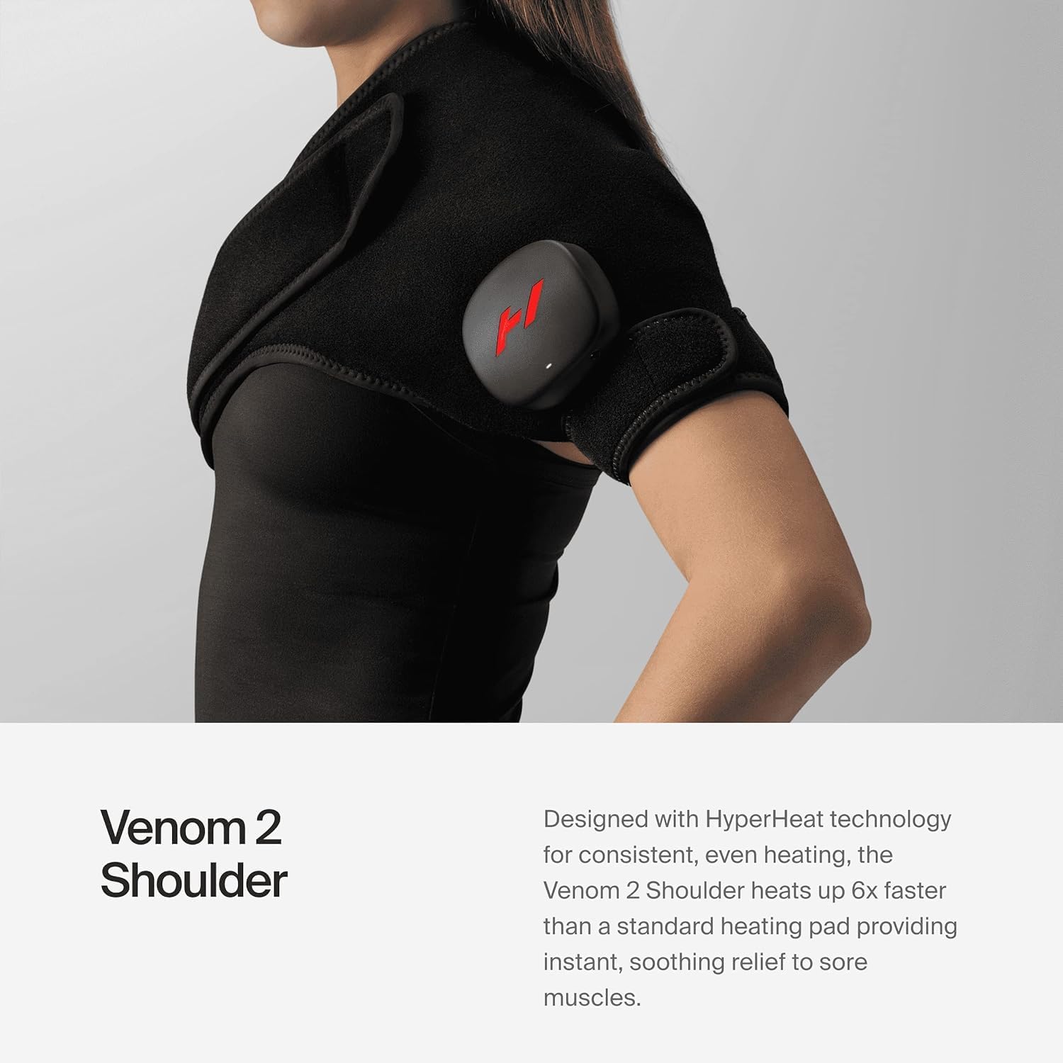 Hyperice Venom 2 - Advanced Heat + Vibration Wrap (spalla destra) - immagine 2
