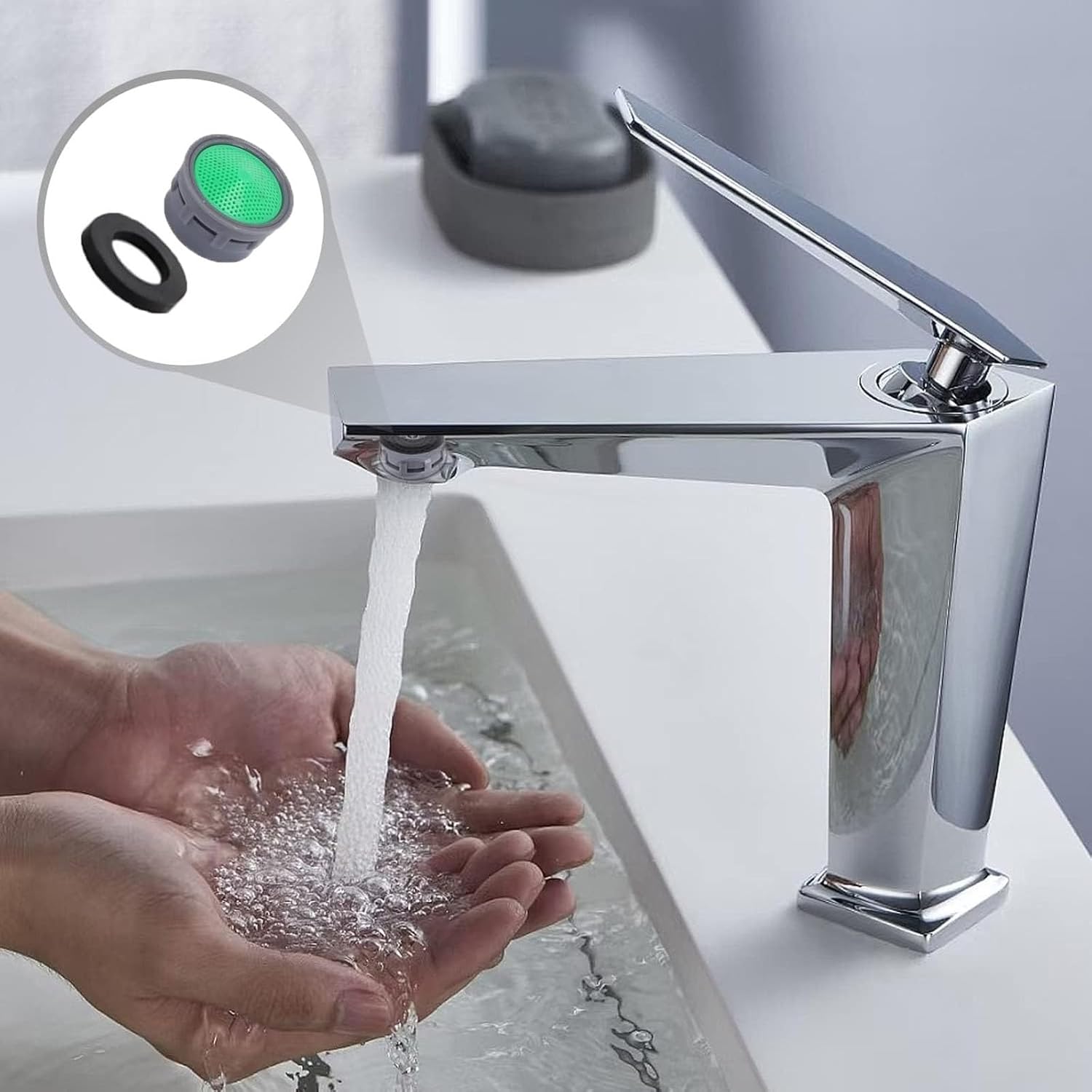 20 Pezzi Filtro Rubinetto con Guarnizioni e Aeratore - immagine 4