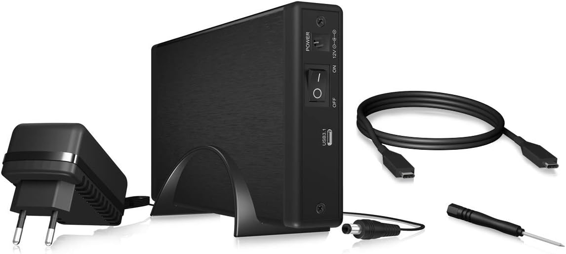 Icy Box Custodia Esterna 3,5 pollici USB-C 3.1 Gen 2 - immagine 4