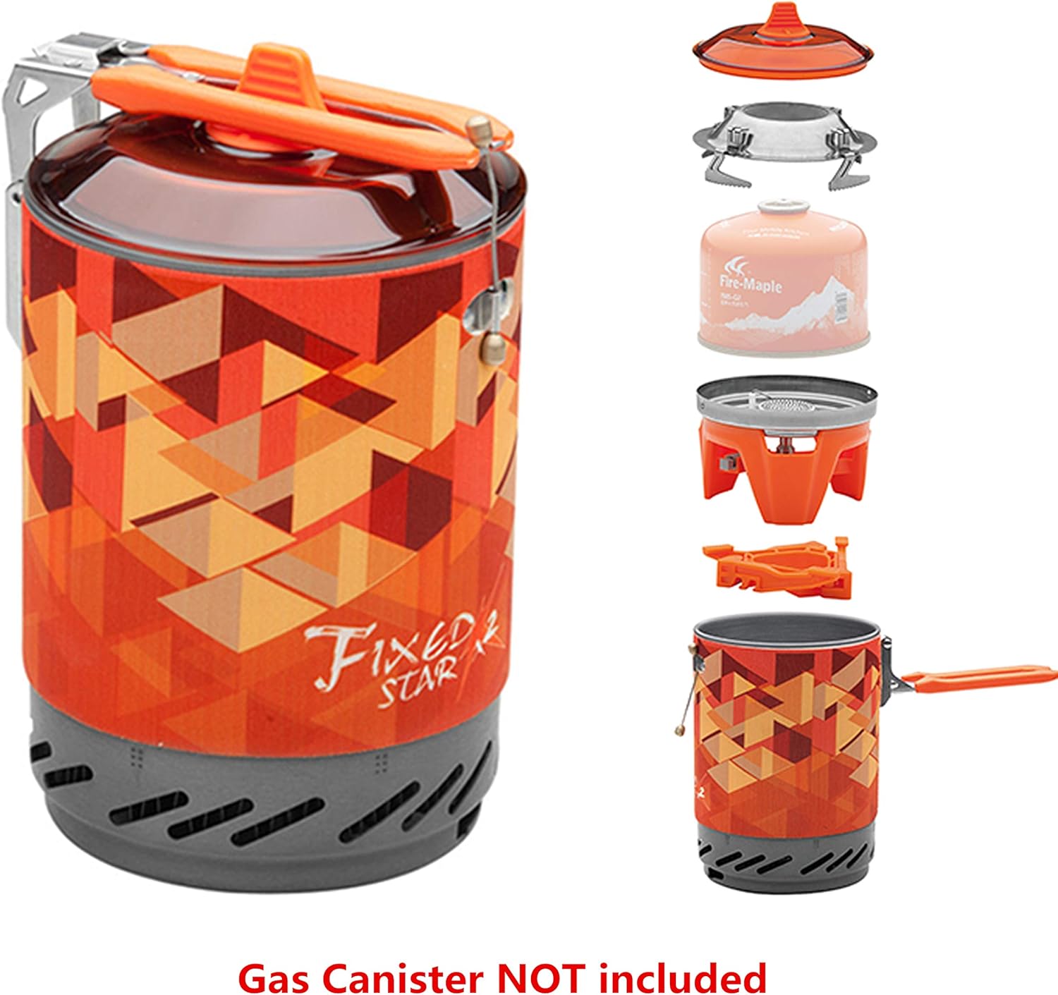 Fire-maple Fixed Star 2 - Fornello Campeggio a Gas 1L - immagine 2