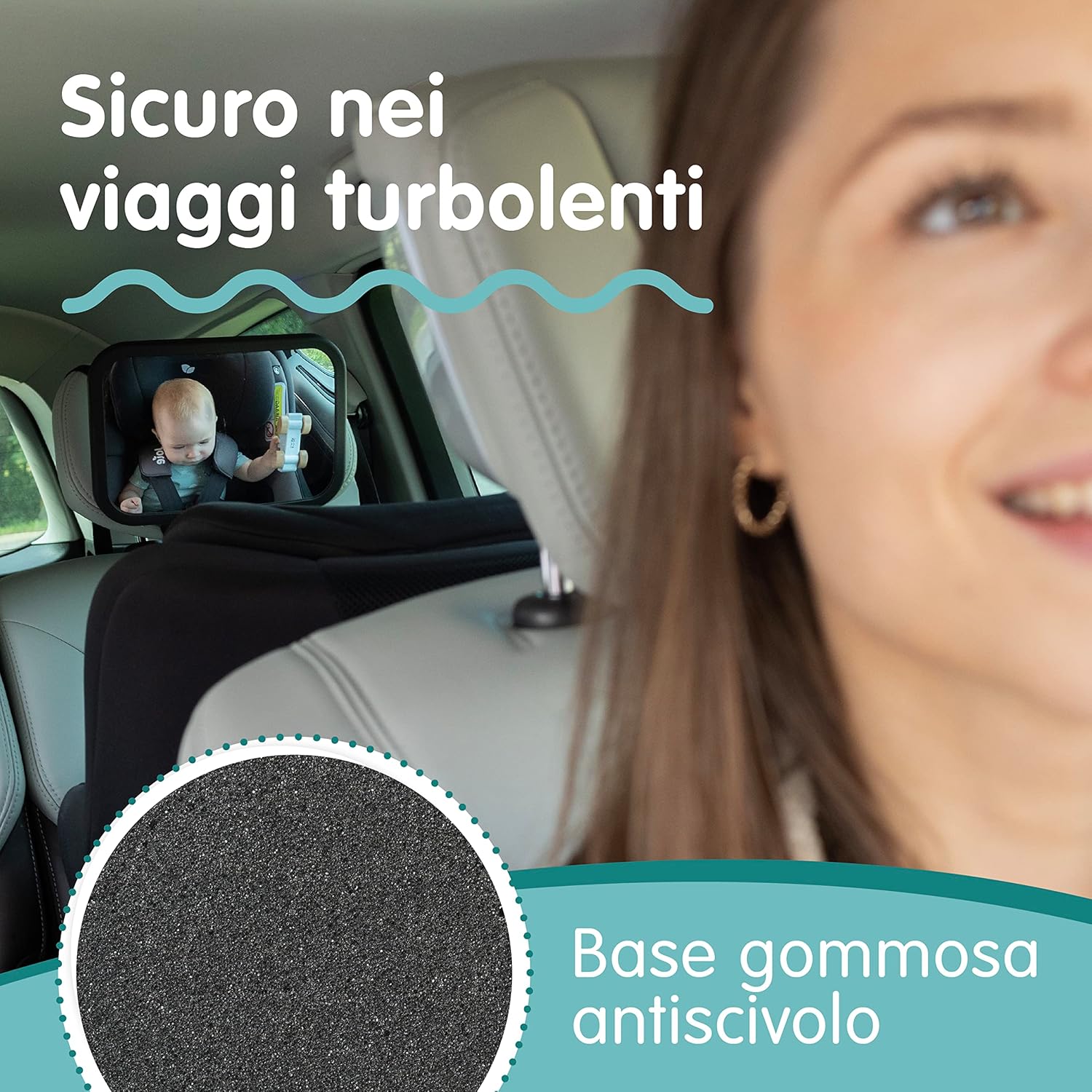 Onco Specchietto Retrovisore Bambini - Infrangibile - immagine 5