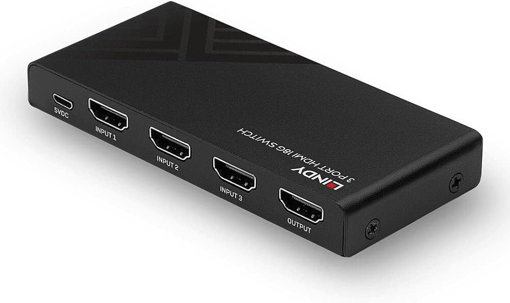 Lindy Switch HDMI 2.0 18G 3 Porte - immagine 2