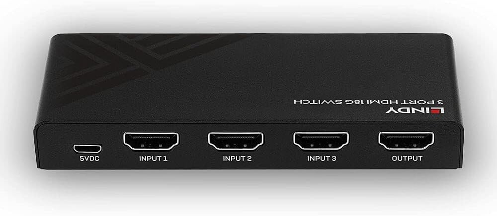 Lindy Switch HDMI 2.0 18G 3 Porte - immagine 3