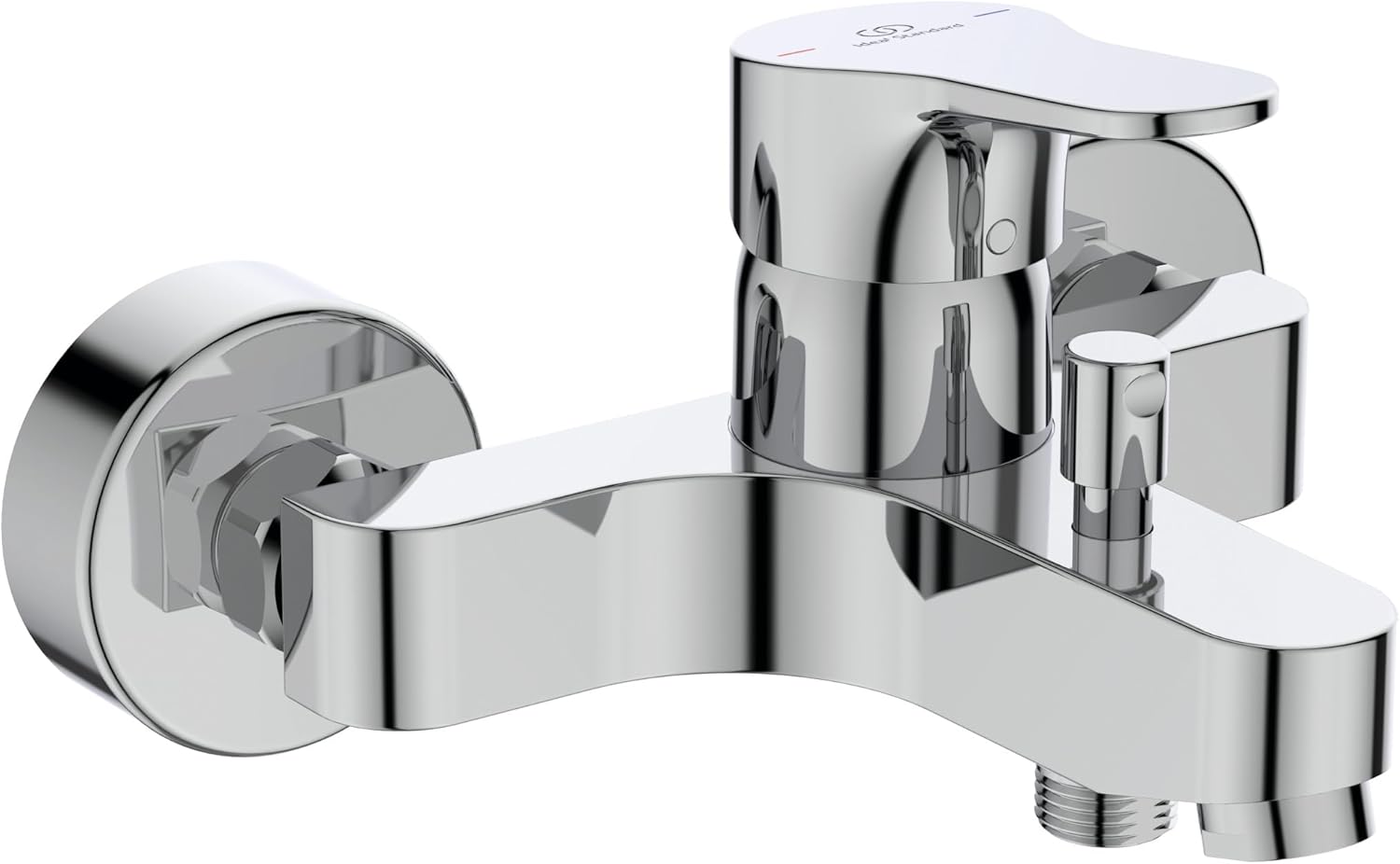 Ideal Standard - Cerabase, Miscelatore esterno per vasca o doccia, Cromato