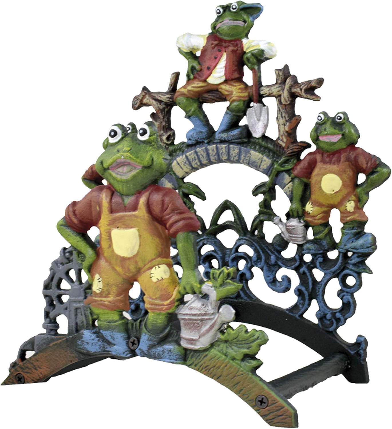 Ferrestock FSKPM007 Porta Mangiatoia Vintage da Parete Rana - immagine 1