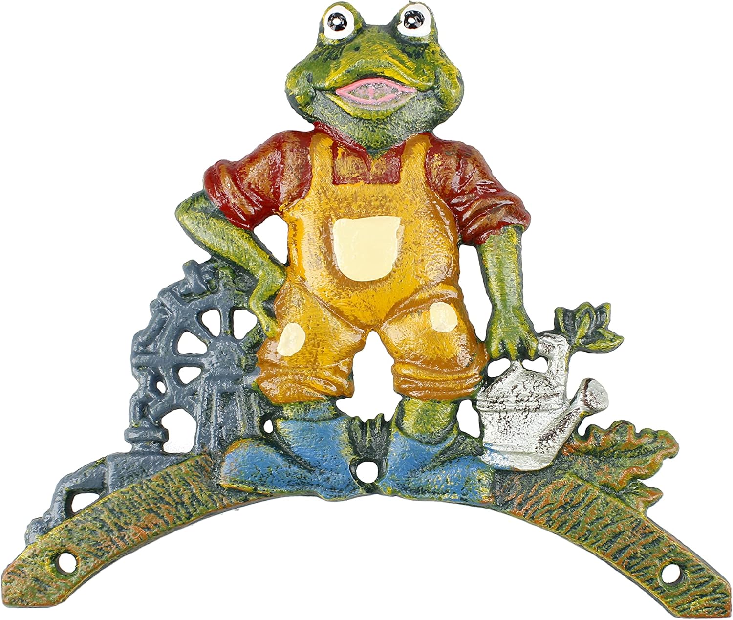 Ferrestock FSKPM007 Porta Mangiatoia Vintage da Parete Rana - immagine 4