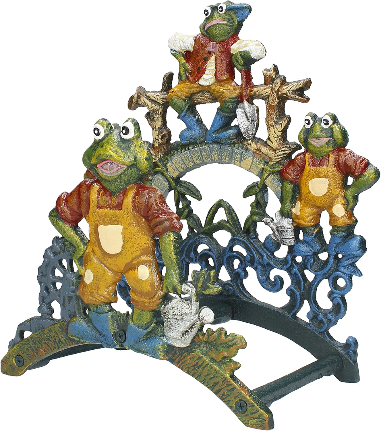 Ferrestock FSKPM007 Porta Mangiatoia Vintage da Parete Rana - immagine 6