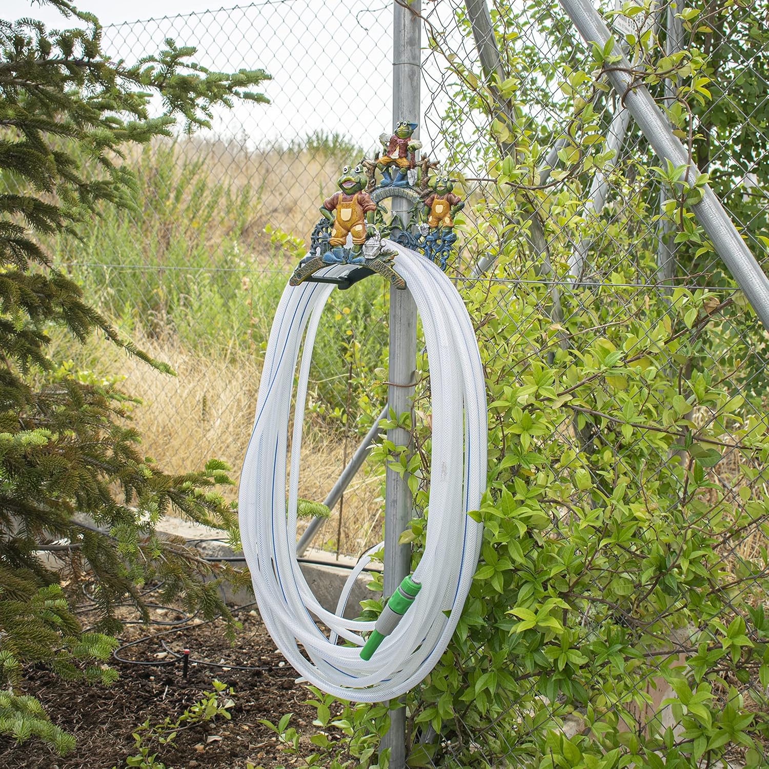 Ferrestock FSKPM007 Porta Mangiatoia Vintage da Parete Rana - immagine 7