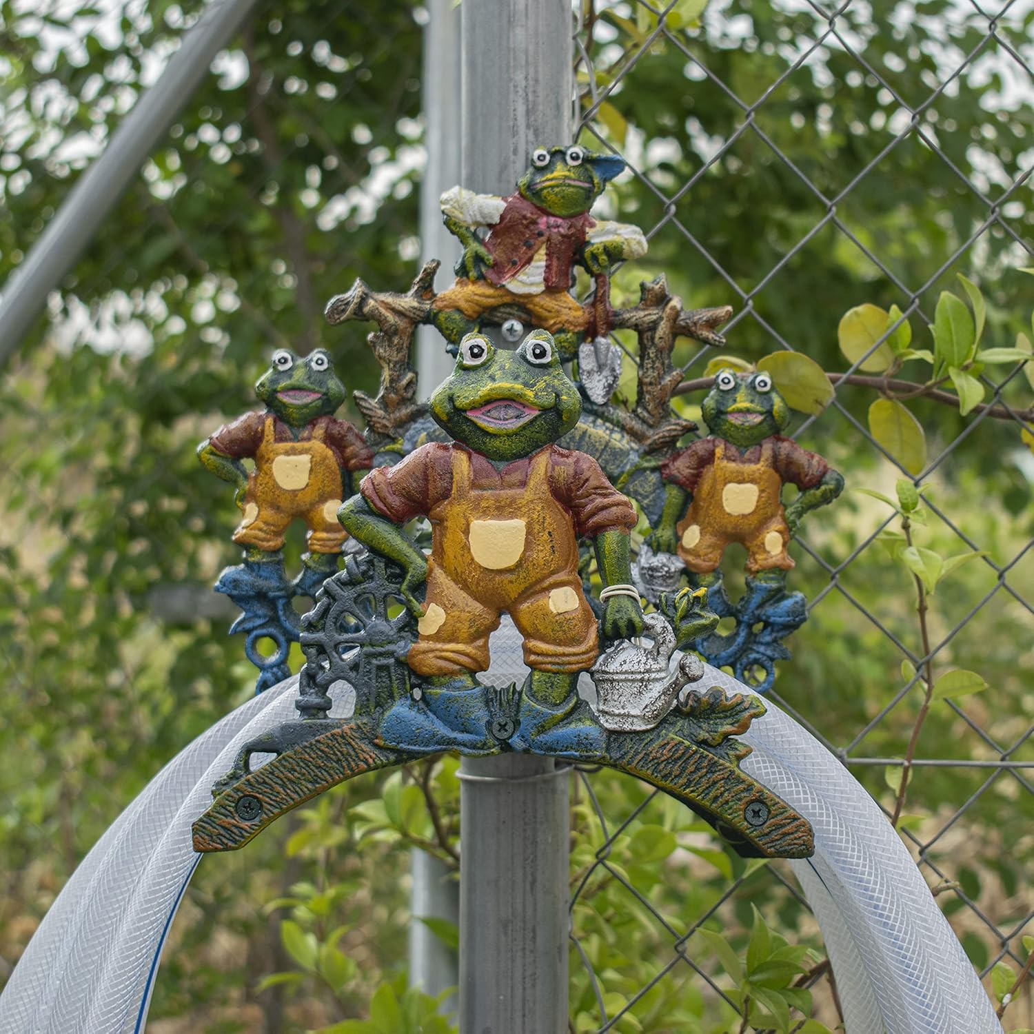 Ferrestock FSKPM007 Porta Mangiatoia Vintage da Parete Rana - immagine 8