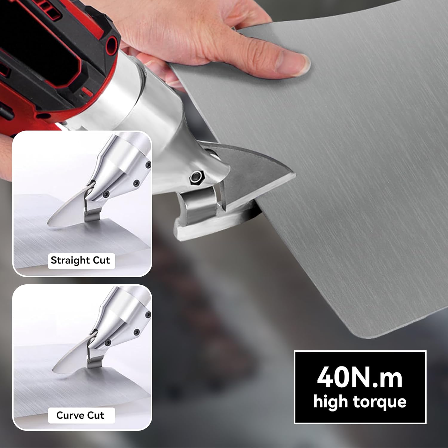 ONEVAN Forbici per Metallo a Batteria - immagine 4