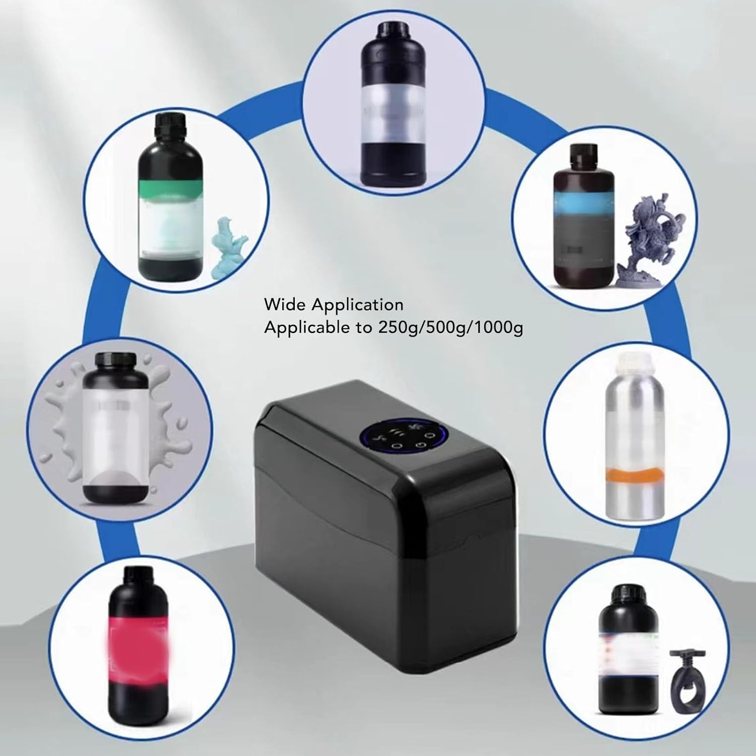 Miscelatore a Rotolamento in Resina con Riscaldamento LED - immagine 3