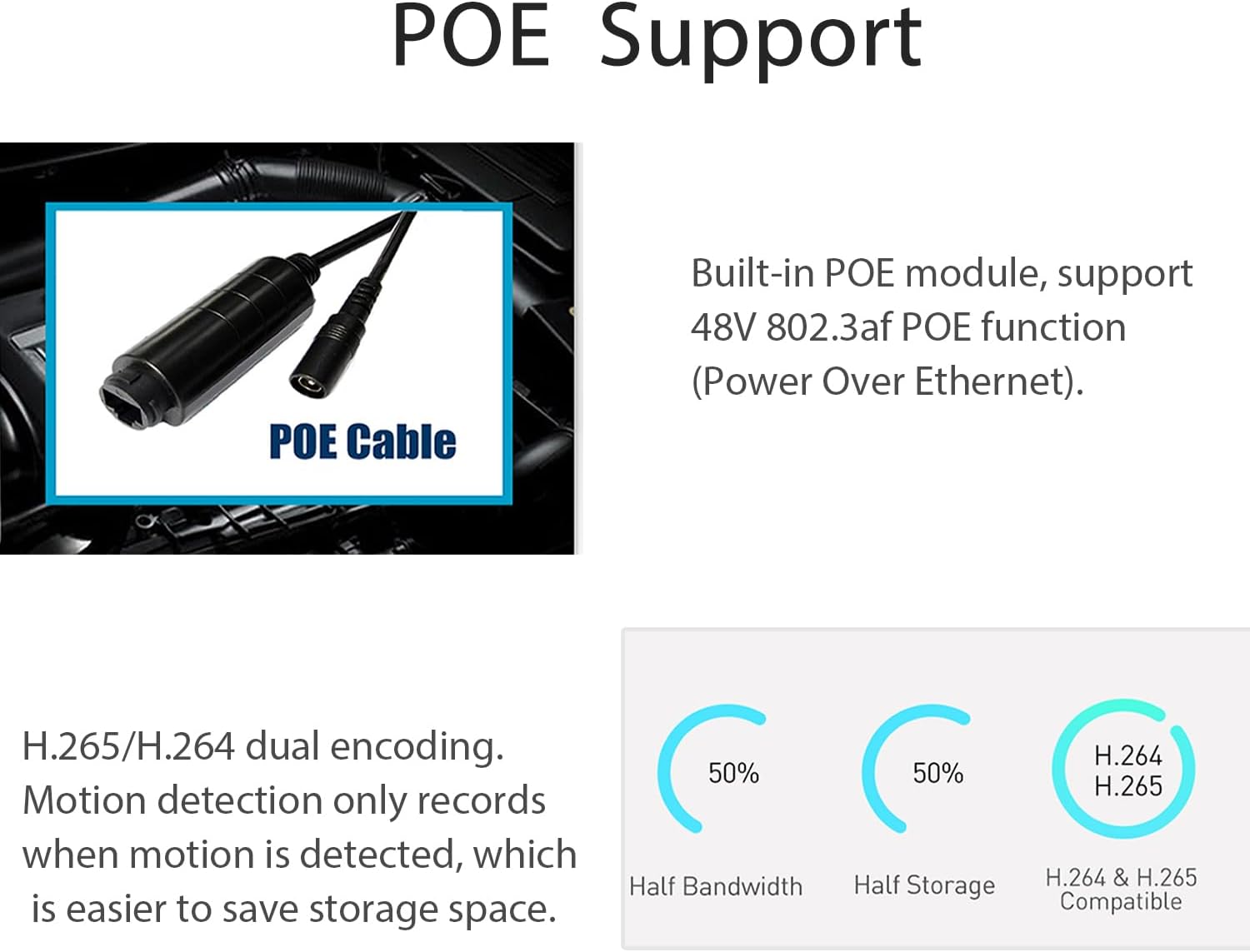 Revodata Mini POE IP Camera 5MP per Interni - immagine 7