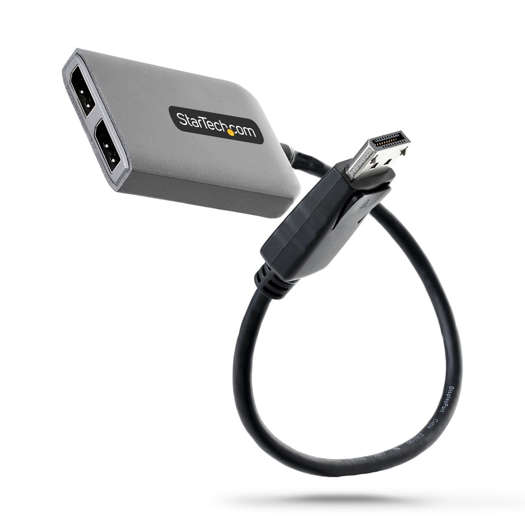 Startech.com Hub MST DisplayPort 1.4 a 2 Porte