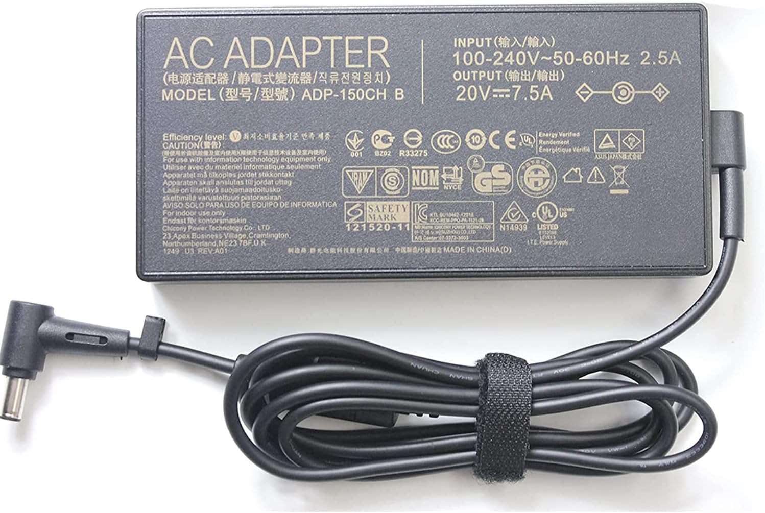 Alimentatore 20V 7.5A 150W per Asus Strix e FX - immagine 1