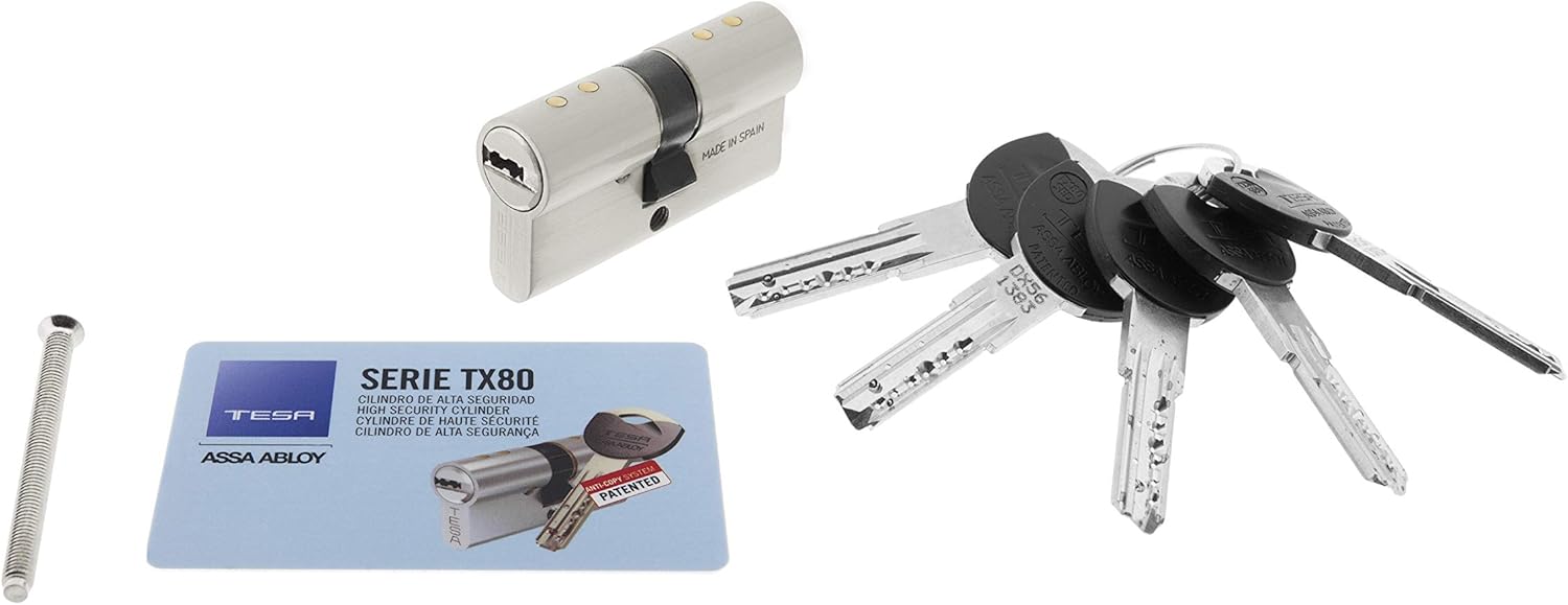 Tesa Assa Abloy TX80 Cilindro Alta Sicurezza 40x50mm