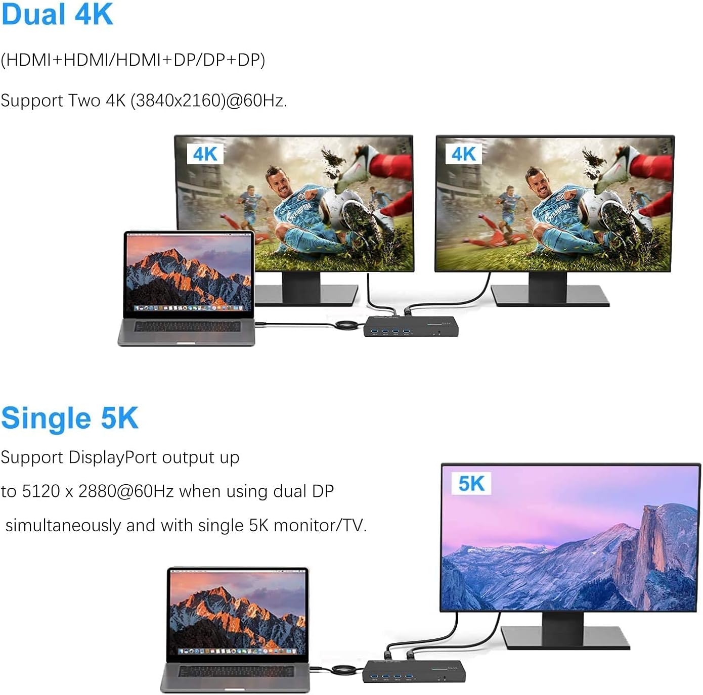 Wavlink Docking Station Universale USB-C 5K - immagine 4