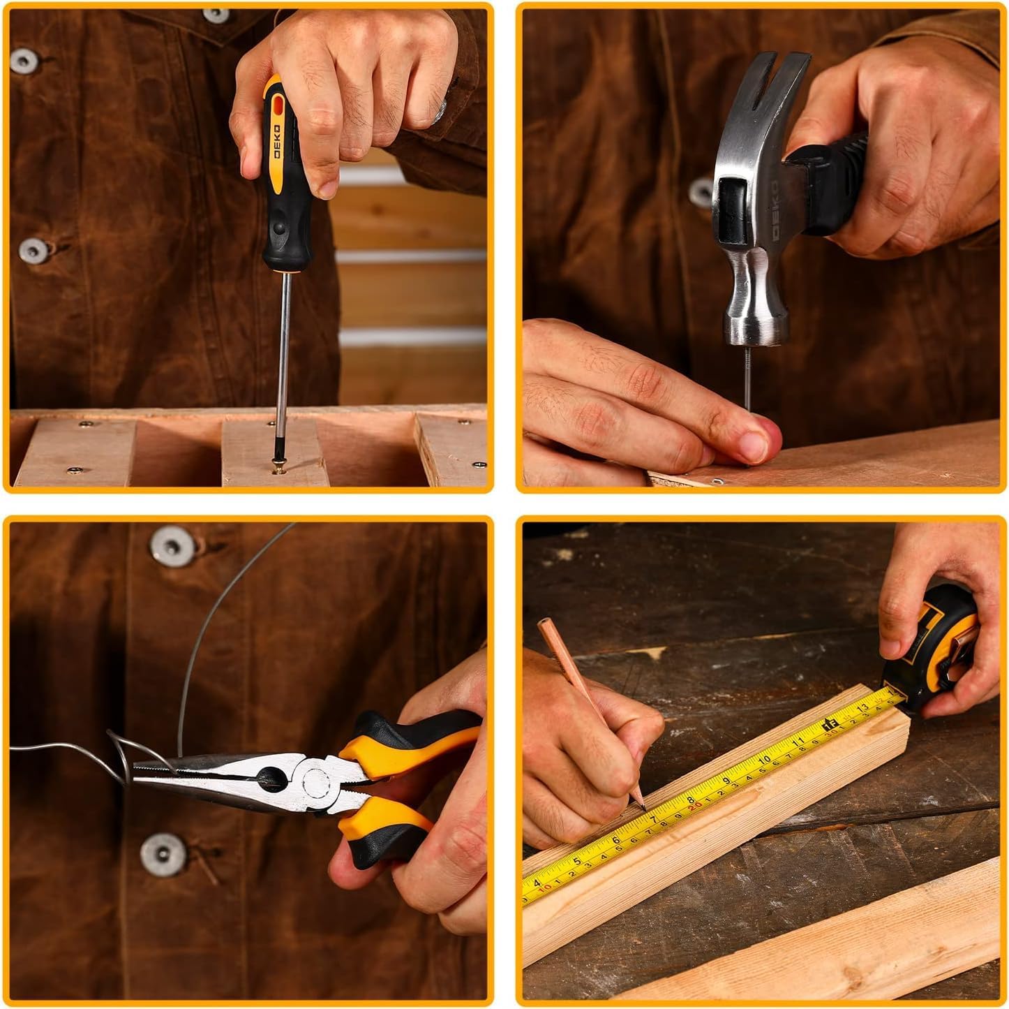 DEKO Cassetta Attrezzi Completa 126 Pezzi - immagine 6