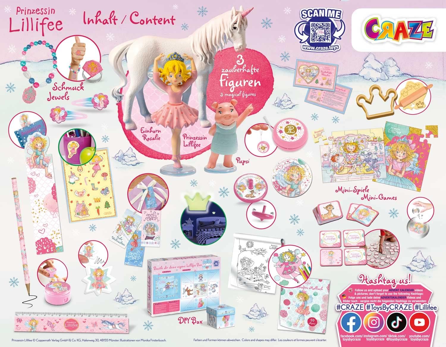 Craze Calendario Avvento 2022 Principessa Lillifee - immagine 2