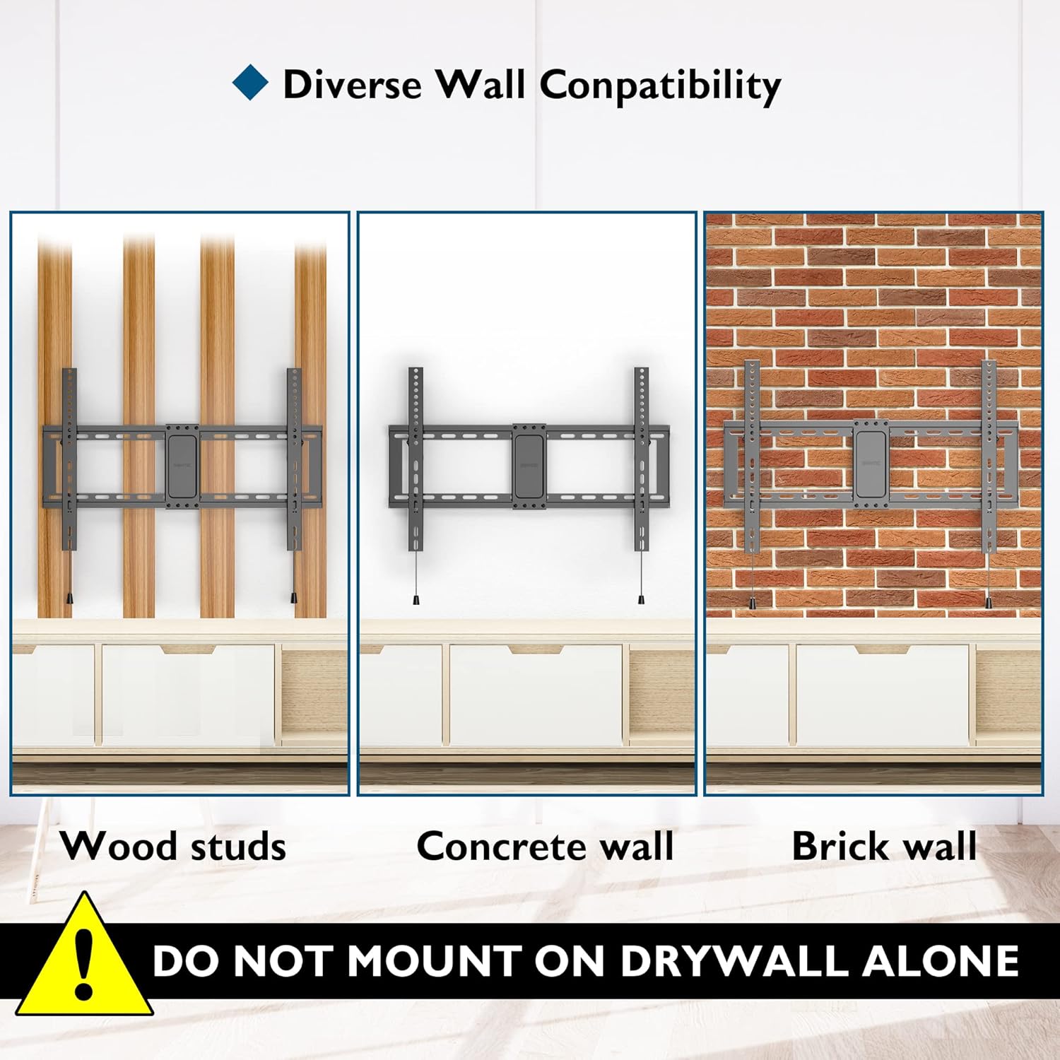 Bontec Supporto da Parete TV Inclinabile 37-82 Pollici - immagine 6