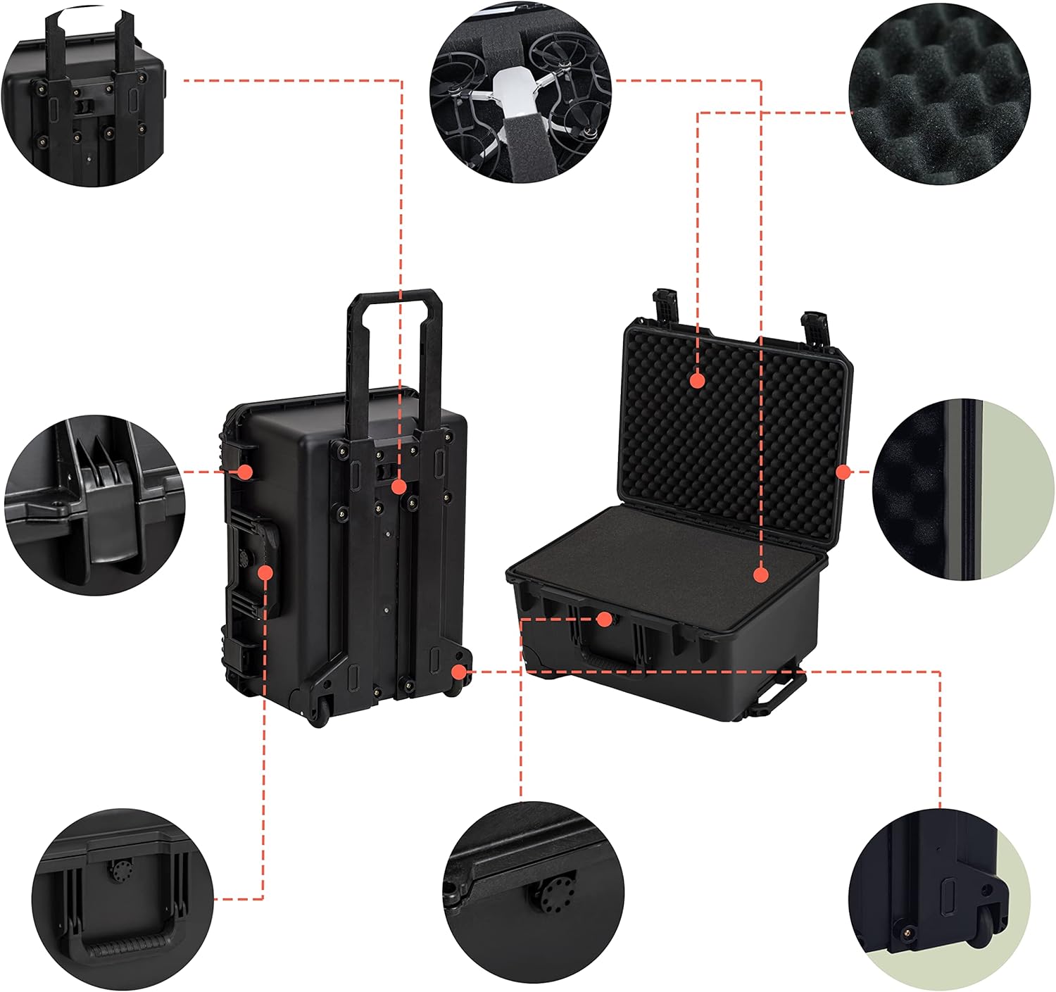 MEIJIA Custodia Impermeabile Portatile Resistente - immagine 4