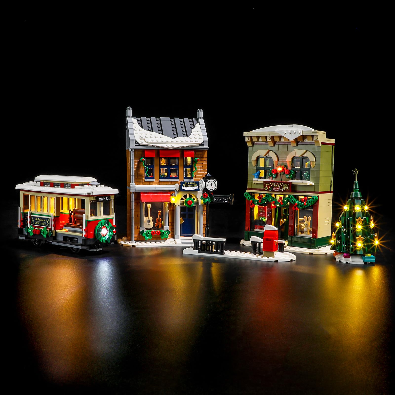 Yeabricks Kit Luci LED per Lego 10308 Holiday Main Street