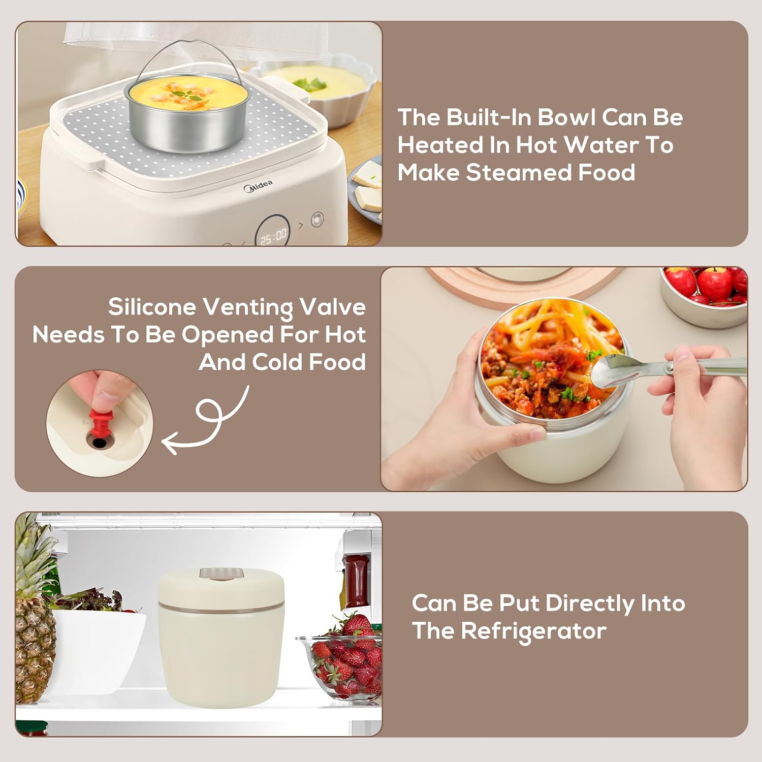 Cozary Thermos per Alimenti Caldi 1200 ml - immagine 8