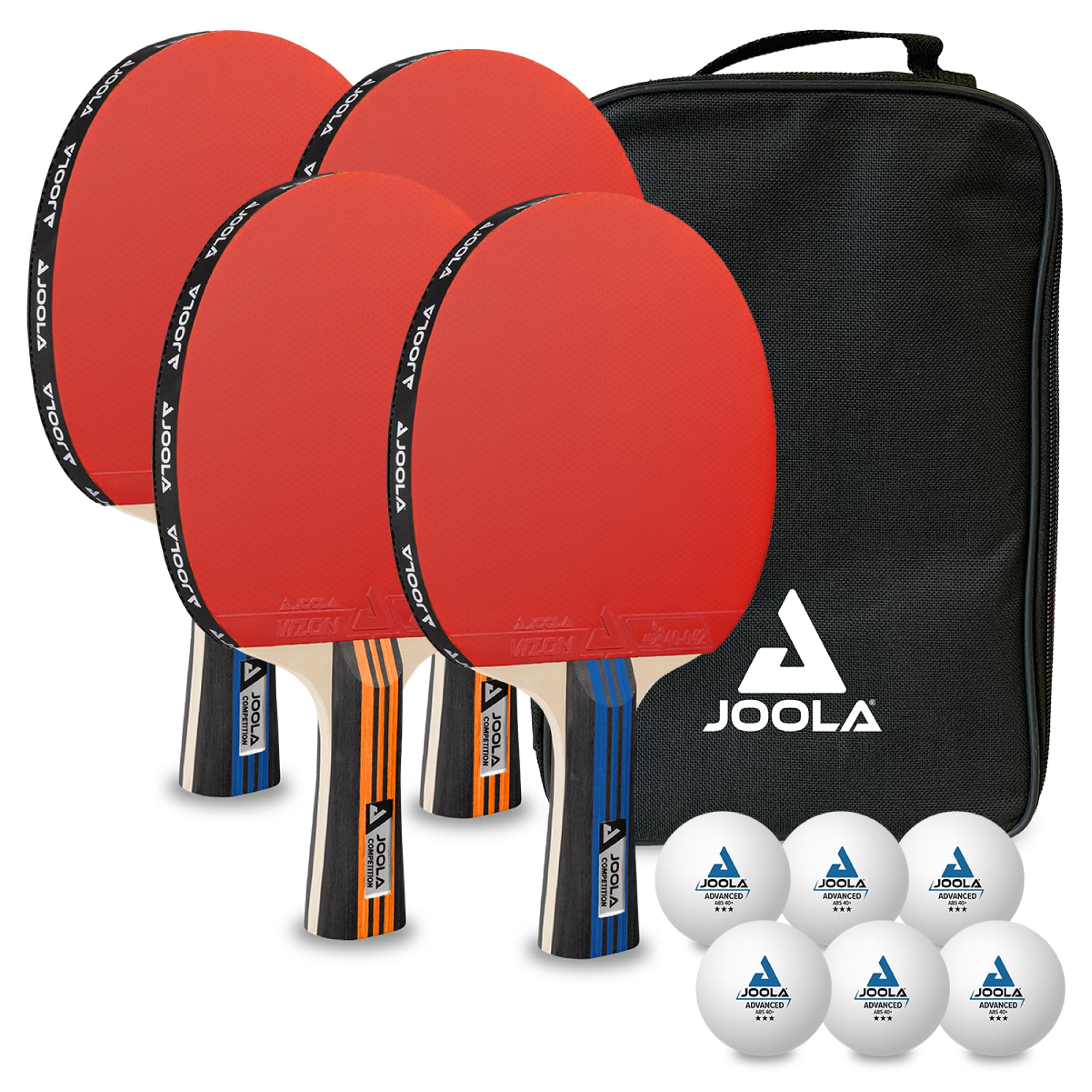 Joola Set da Ping Pong Family con 4 Racchette